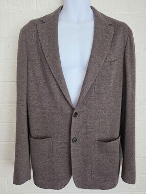 Canali Single-Breasted Knitted Blazer